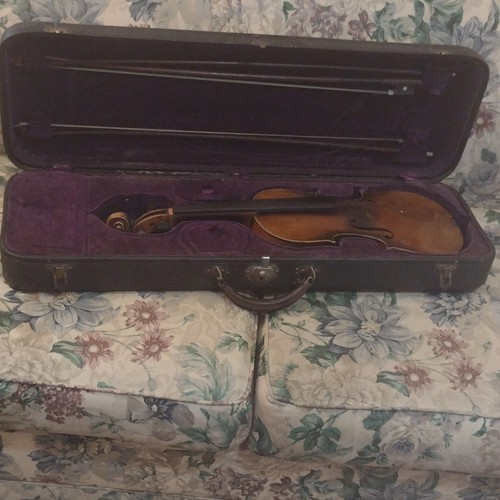 Violin brown varnish - violin, w/